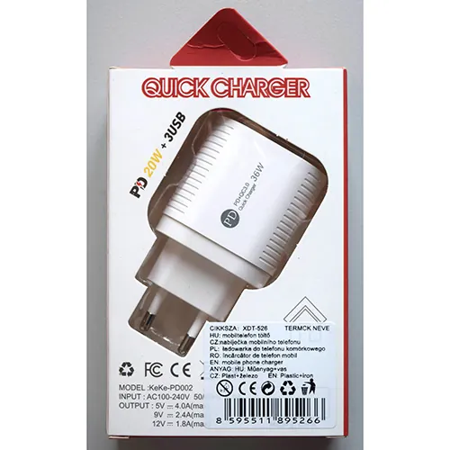 cargador USB QUICK CHARGER (foto 2)
