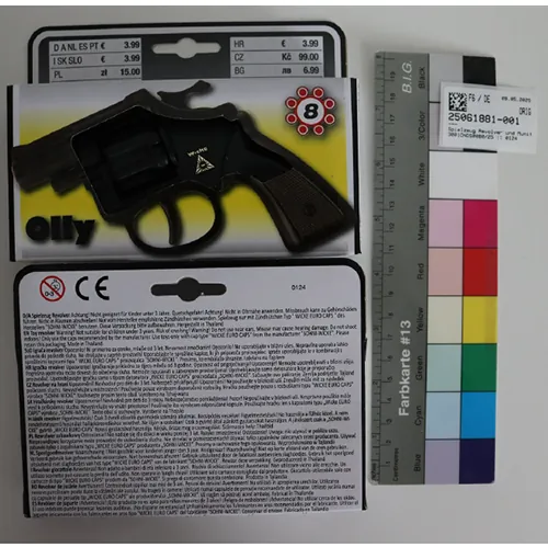 revólver de juguete sohni-wicke 8-Schuss Spielzeug-Pistole "Olly"