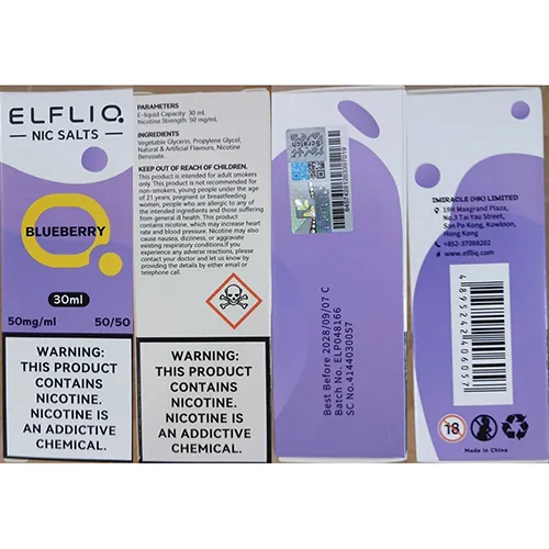 cartucho de cigarrillo electrónico ELFLIQ NIC SALTS (foto 3)