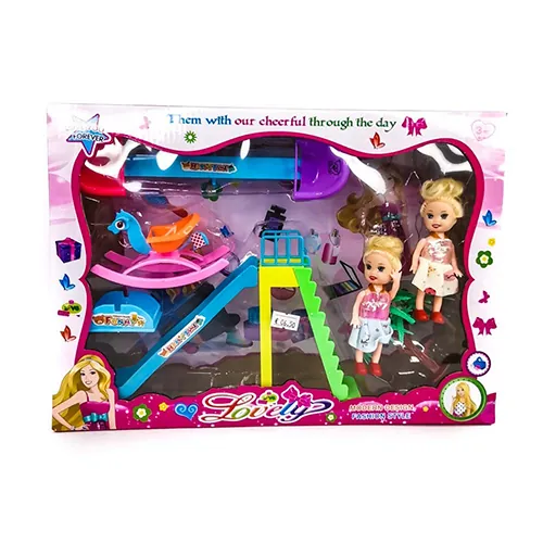 juego de muñecas de plástico