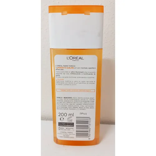 tónico facial L'Oreal Paris Luminosità sublime