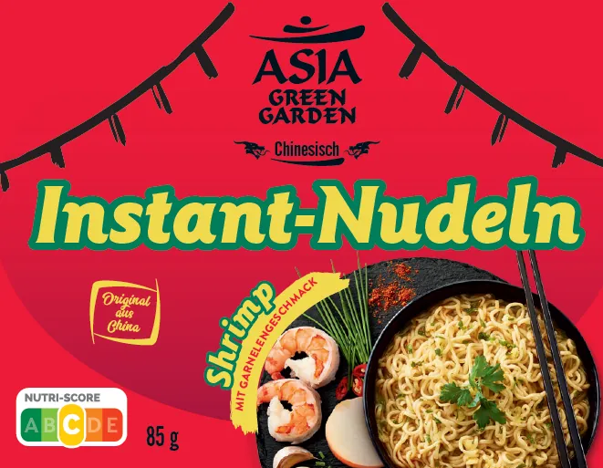 fideos instantáneos ASIA GREEN GARDEN.