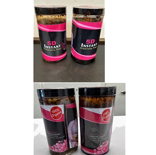 jabón para aclarar la piel Shineshine Skincare 5D INSTANT Whitening Soap.