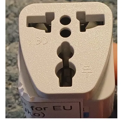 adaptador de viaje Travel Adapter for EU (foto 3)