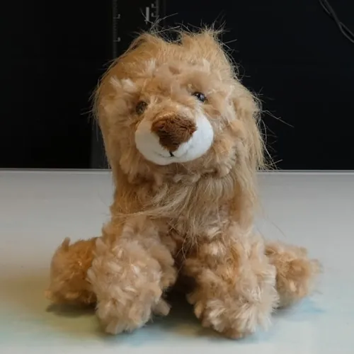 juguete suave con llavero Abricot Lamb Porte-clés lion en peluche