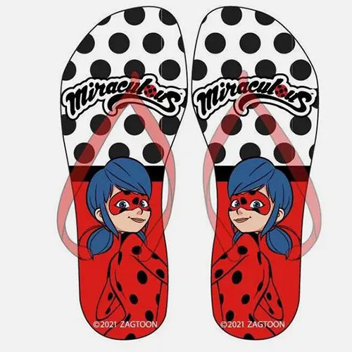 las chanclas de los niños Miraculous