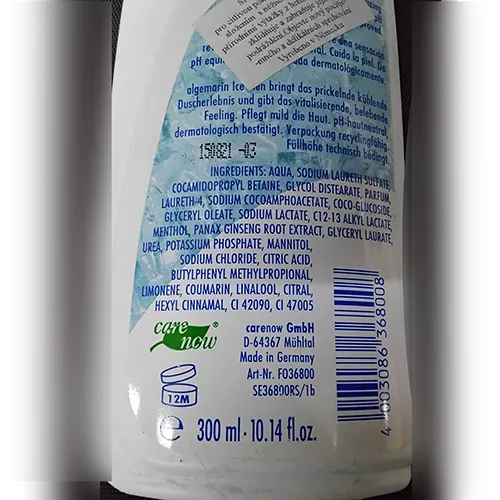 gel de ducha Algemarin WELLNESS Ice Men (foto 3)