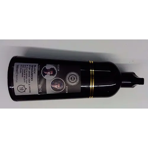 champú Ronuls PS Professional Black Shampoo Stop White Hair & Beard