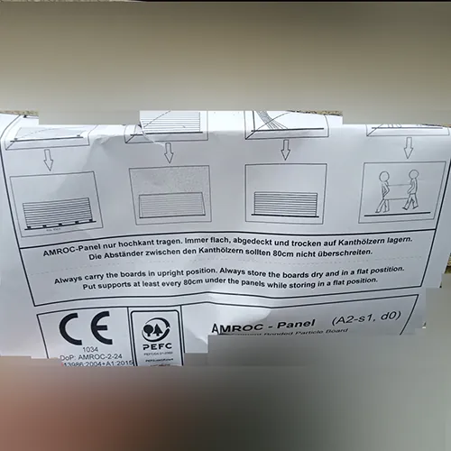 tablero de partículas de cemento AMROC