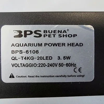 lámpara de acuario BPS Buena Pet Shop LED Lampada Sommerible PER Aquario