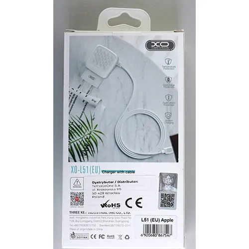 cargador USB XO Charger with cable (foto 2)