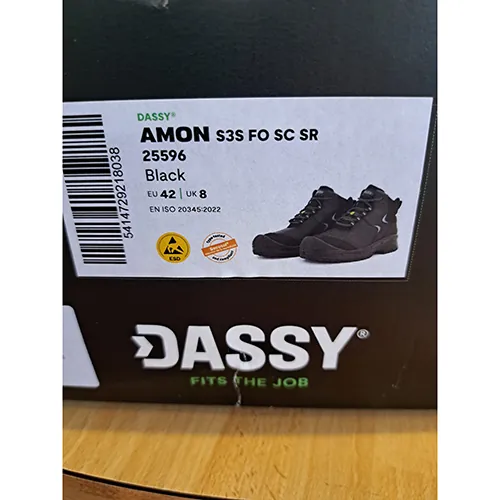 zapatos de seguridad DASSY AMON S3S FO SC SR 25596