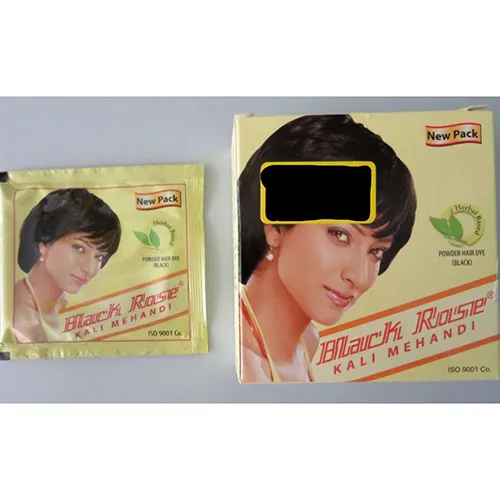 tinte para el cabello Black Rose Kali Mehandi Powder Hair Dye