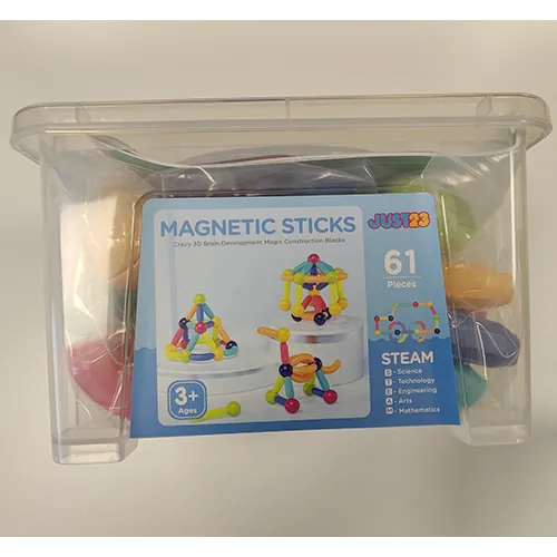 juguete magnético JUST23 Magnetic Sticks 61 pcs