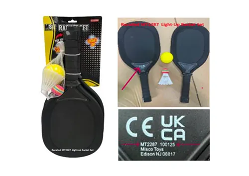 conjunto de raquetas Misco Sports Light-Up Racket Sets