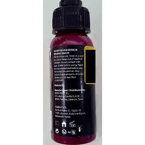 tinta de tatuaje PLATINUM Dynamic Ruby Port Premium Tattoo Ink. (foto 2)