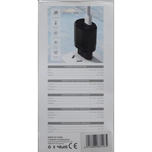 cargador USB EZRA FAST TRAVEL CHARGER (foto 2)