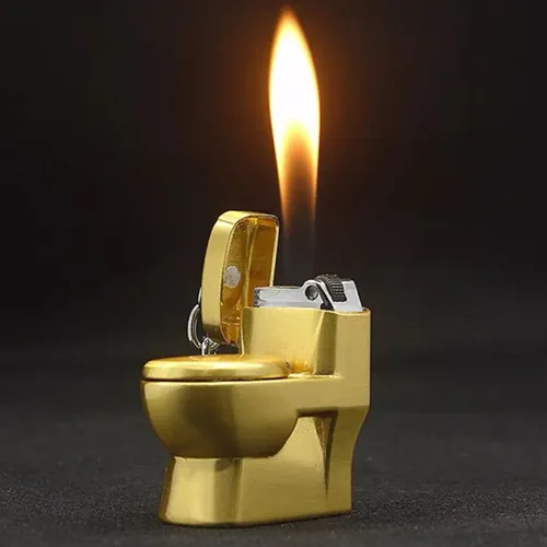 encendedor de la novedad toilet / Toilette