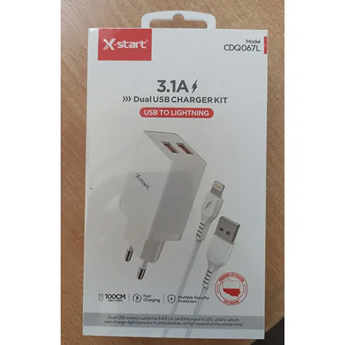 cargador USB X-start Dual USB Charger Kit (foto 3)