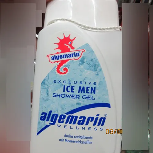 gel de ducha Algemarin Ice men