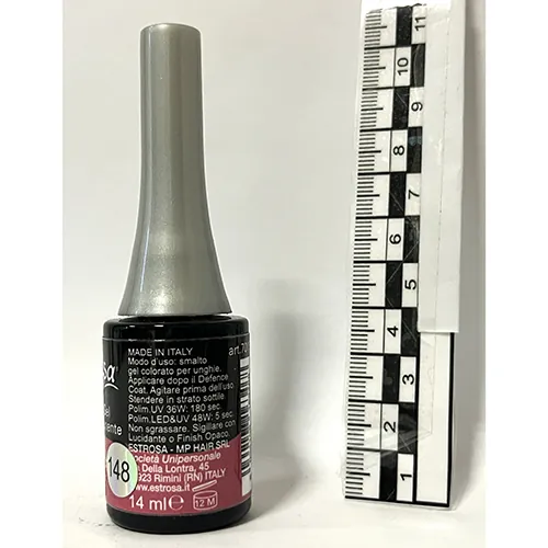 esmalte de uñas de gel Estrosa Rosa Reale Metallic (foto 2)