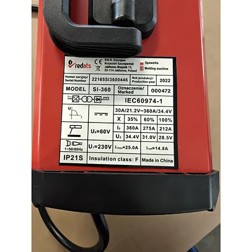 soldador inversor Redats Welding machine MMA (foto 2)