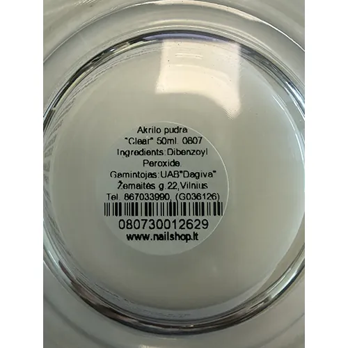 polvo acrílico CLEAR (foto 2)