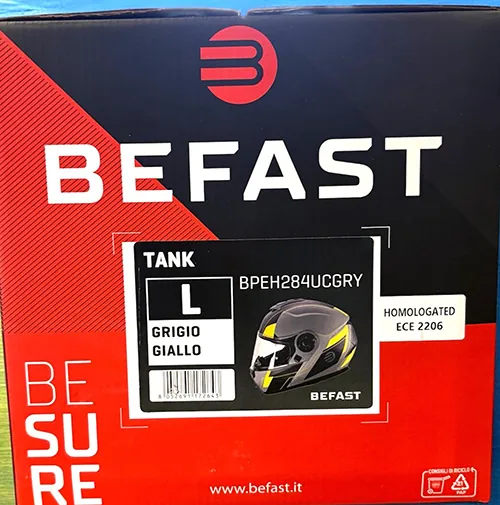 casco de moto Befast Tank (foto 2)