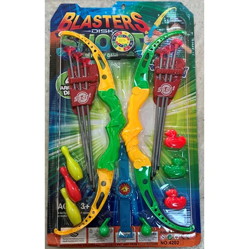 juego de juguetes de plástico BLASTERS DISK SHOOT