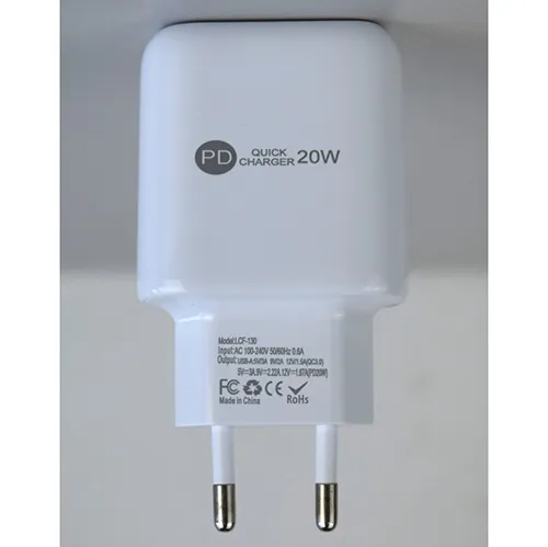 cargador USB HAOJUE FAST CHARGER (foto 3)