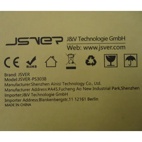plomo de extensión JSVER Power strip