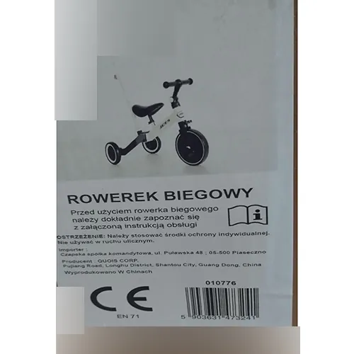 triciclo Rowerek biegowy (foto 2)
