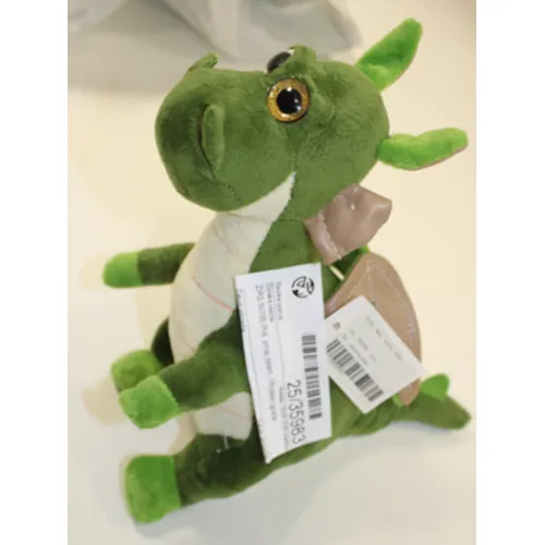 juguete suave Green dragon 20 cm