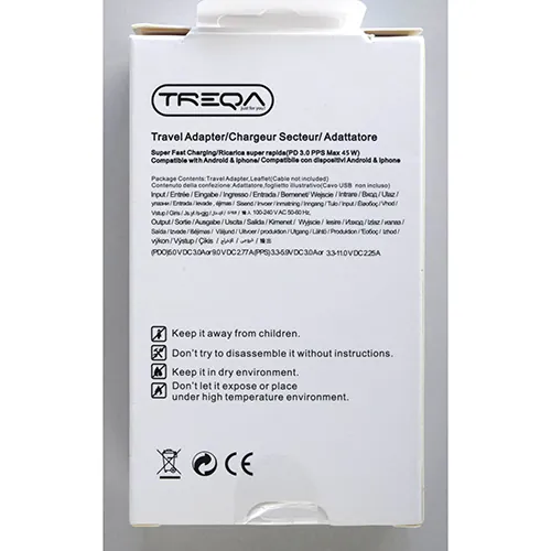 cargador USB TREQA Travel Adapter