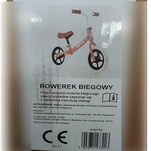 bicicleta de juguete Toy bicycle.
