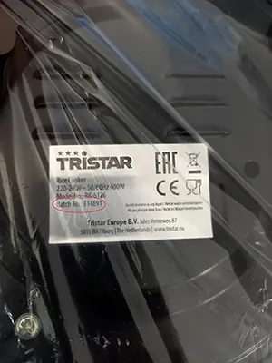 cocina de arroz Tristar Rice cooker