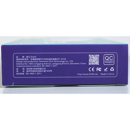 cargador USB ZUZG Fast Charger (foto 3)