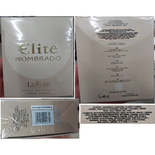 perfume LUXURE PARFUMES ELITE NOMBRADO