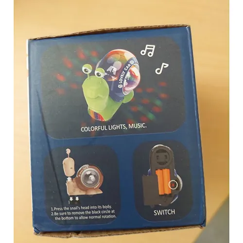 caracol de juguete Shantou runshuo toys cO. LTD Snail run fast (foto 3)