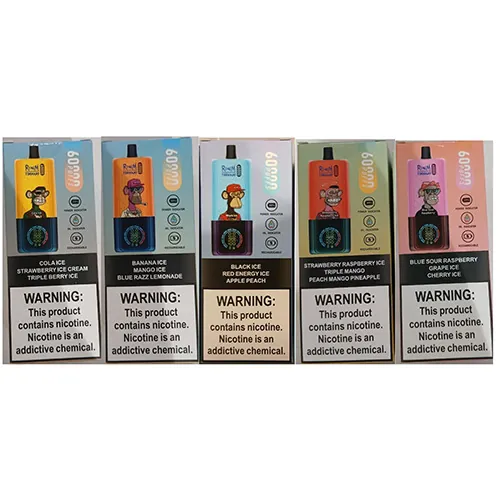 cigarrillo electrónico desechable RENdM TORNADO 60000 PUFFS 2% NICOTINE 12ML x 3