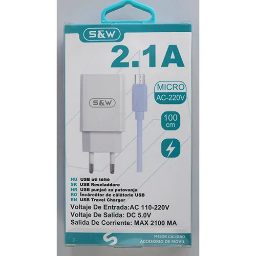 cargador USB S&W USB TRAVEL CHARGER (foto 2)