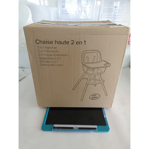 silla alta Auchan Baby Chaise haute Paulette 2 en 1