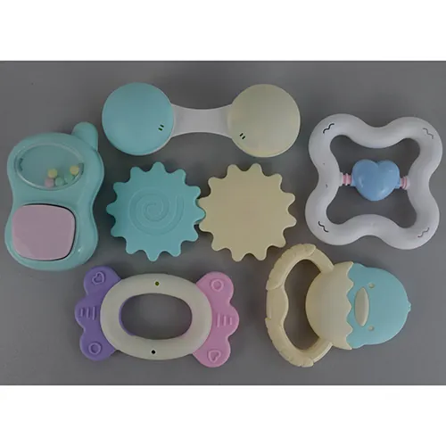 conjunto de sonajeros Luky King Baby teether Rattle (foto 2)