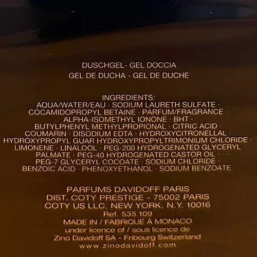 gel de ducha Davidoff Night Dive (foto 3)