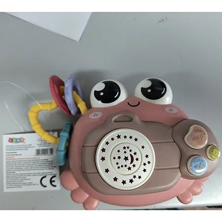 juguete de plástico LEAN Toys Krab grzechotka