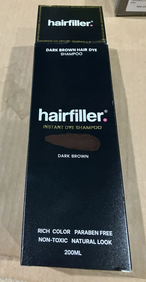 champú Hairfiller Instant Dye Shampoo Dark Brown