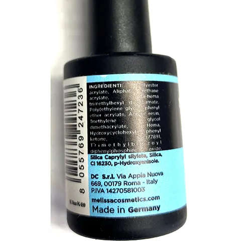 esmalte de uñas de gel Melissa Professional - 700 Celeste pastello (foto 3)
