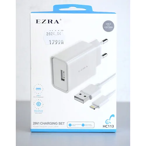cargador USB EZRA 2 IN 1 CHARGING SET (foto 2)