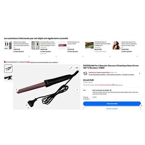 rizador de pelo postQuam PROFESSIONAL (foto 2)