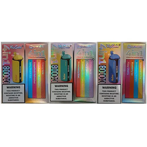 cigarrillo electrónico desechable VapSolo ® 4in1 80000 PUFFS 5% NICOTINE (foto 2)